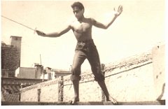 Papa escrimeur